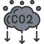 Carbon capture icon